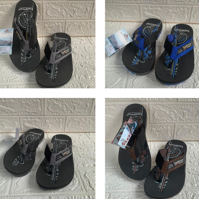 1701 BY GOPRO SANDAL GUNUNG JEPIT ANAK LAKI LAKI COWOK SANDAL UNTUK LEBARAN  33-37
