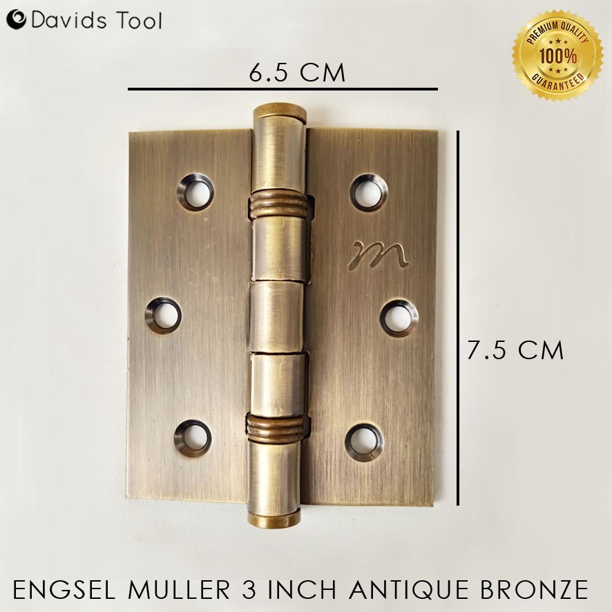 Engsel Pintu Kayu Jendela Rumah Kamar Esel Ensel Muller Antique Bronze