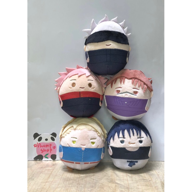 Fuwakororin Jujutsu Kaisen size S Plush Gojo, Yuji, Choso, Nanami, Toji doll keychain official anime