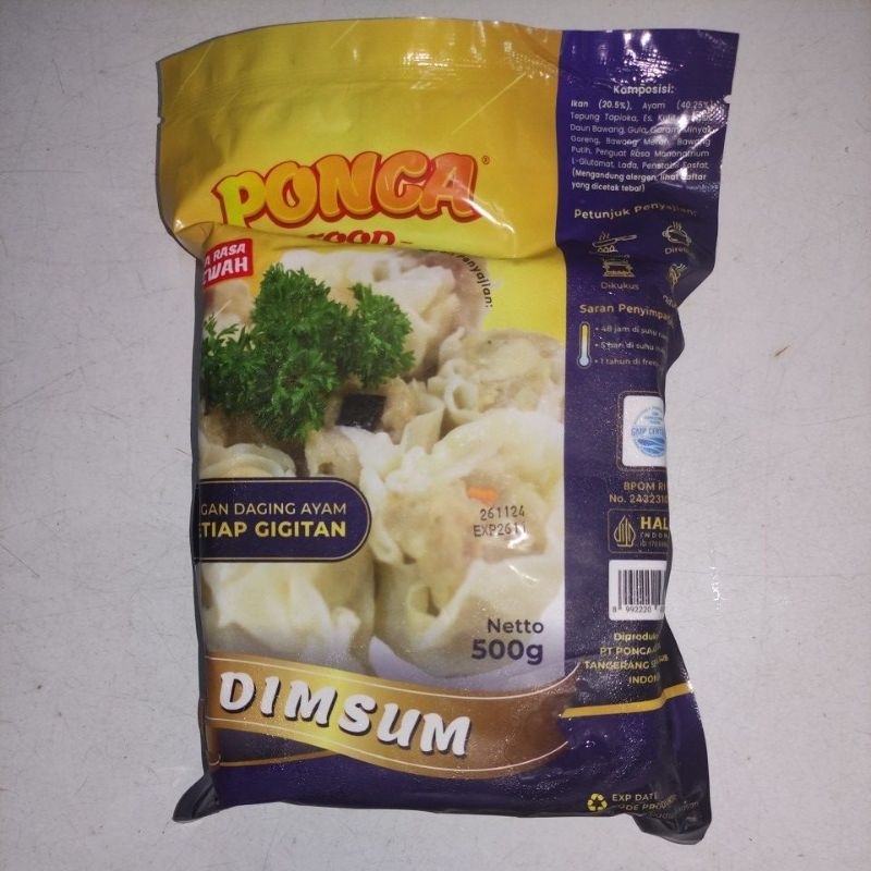 

PONCA Dimsum Ayam 20 Butir 500gr