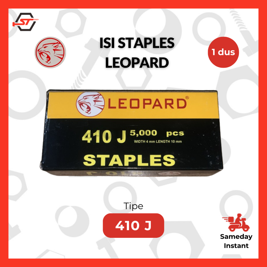 

Isi Staples Tembak 410J | Refill Staples Tembak | Isi Stapler Leopard