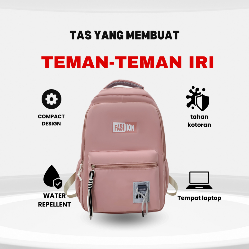 

BUZZBAG - Tas Punggung Kapasitas Besar untuk Siswa Tas Ransel Komputer Gaya Korea Tas Sekolah Menengah Tas Ransel Kapasitas Besar tas sekolah