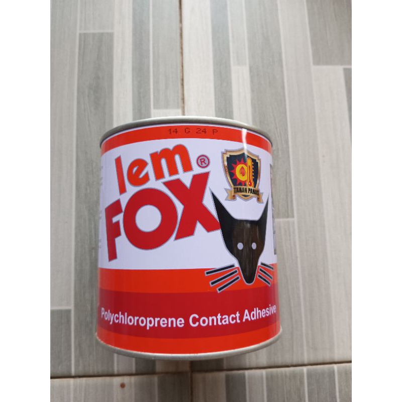

Lem Fox kaleng Merah 600Gr. Lem Kucing