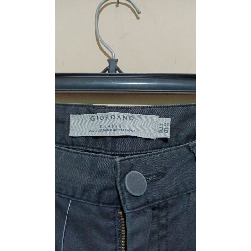 celana pl giordano hitam