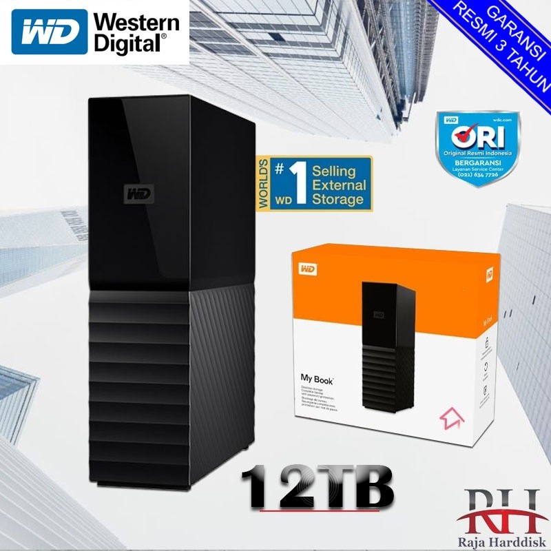 WD My Book New Design 12TB / HDD / Hardisk / Harddis External 3.5"