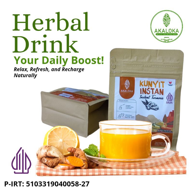 

Herbal Drink Kunyit Instan | Solusi Gerd, Magh, Asam Lambung dan Ganguan Pencernaan Lainnya