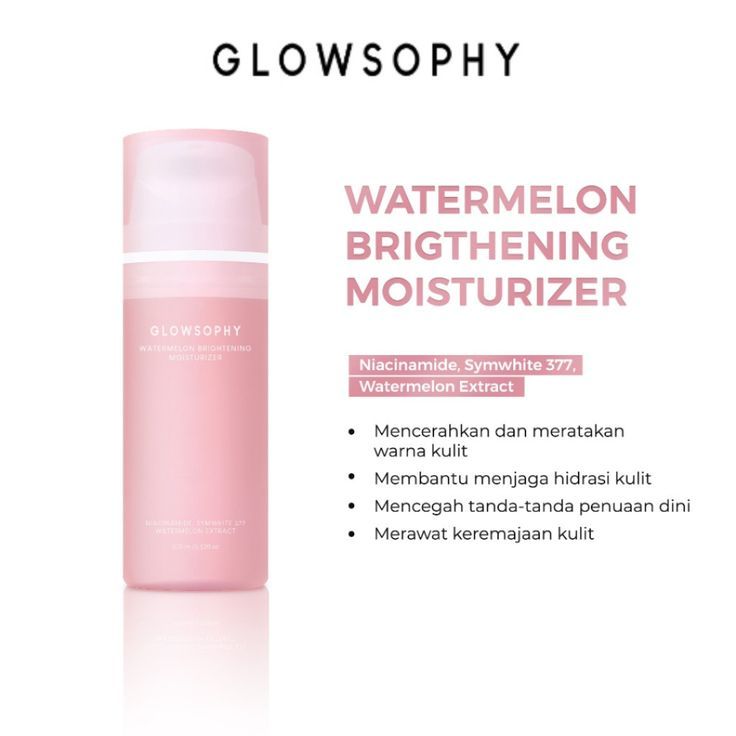 Glowsophy Watermelon Moisturizer Skin Barrier Niacinamide