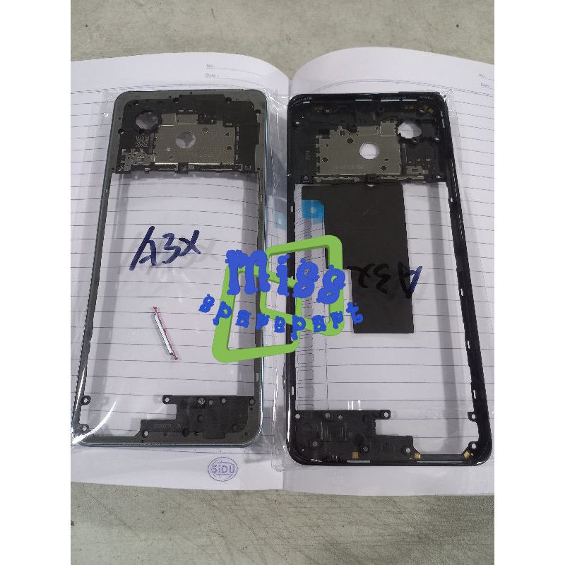 Bezel Bazel Oppo A3X Tutup Mesin Tulangan kesing