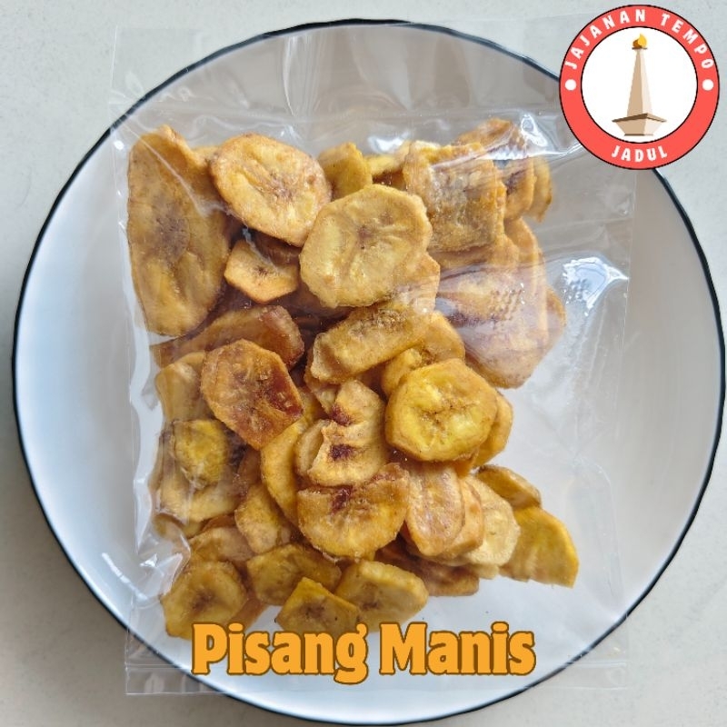 

(Ready Stock) Pisang Manis 100 gram Snack Cemilan Jajajan Jadul