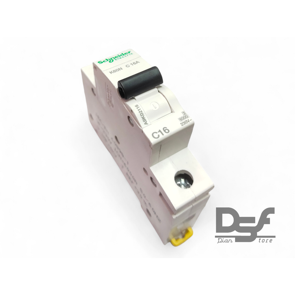 MCB Schneider K60N 1 phase 16A / Schneider Electric K60N MCB 16A