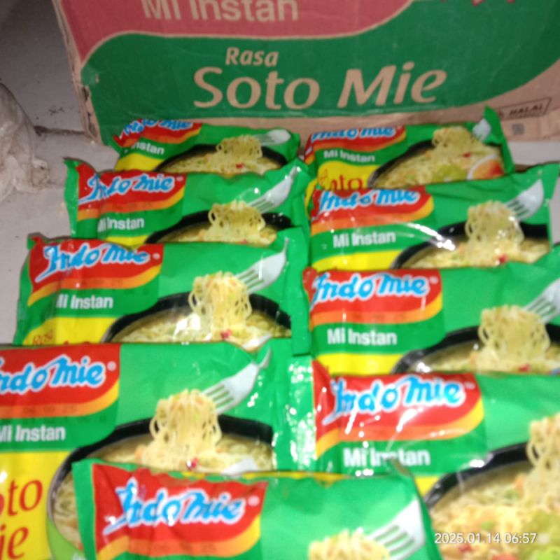 

Indomie soto 1 dus 105000 , 10 Bks 27000