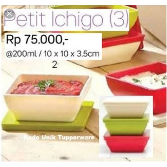 Tupperware BIG PROMO - Beberapa jenis wadah makanan kotak.