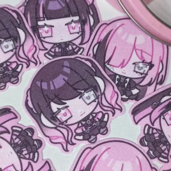 

[ ORIGINAL ] cherriimi - Lovesick Girls Jirai Kei Glitter Stickers