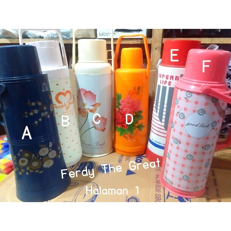 Termos air panas / termos tabung kaca/ termos plastik/ termos kecil/ termos susu/ tempat air panas/ 