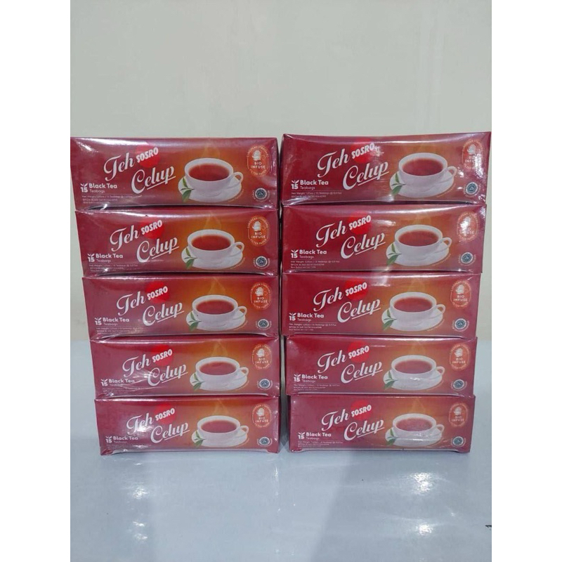 

Teh Celup Sosro 1 paket dapat 10 box