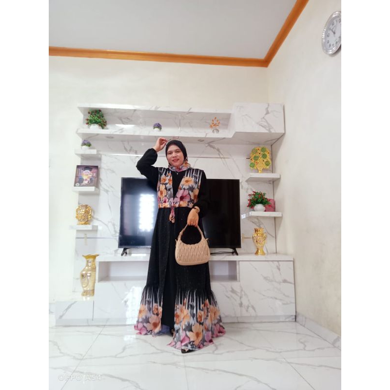 gamis rompi terpisah