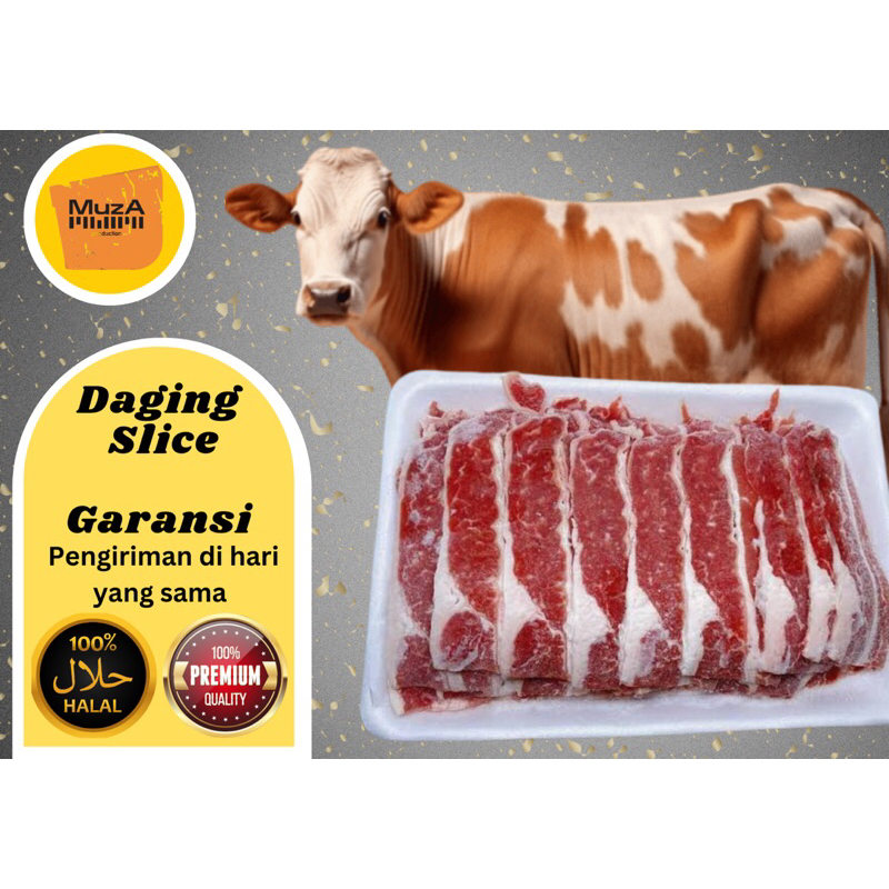 

DAGING SAPI BEEF SLICE BERKUALITAS 500gr