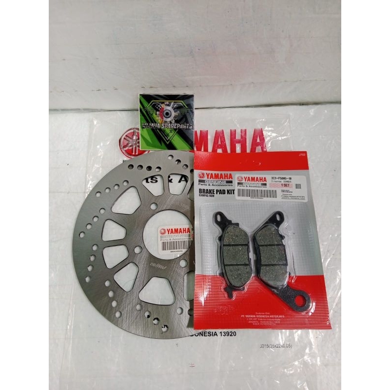 PIRINGAN DEPAN+KAMPAS REM DEPAN YAMAHA JUPITER MX OLD NEW 135 JUPITER Z VEGAR R NEW/LAMA VEGA ZR ORI