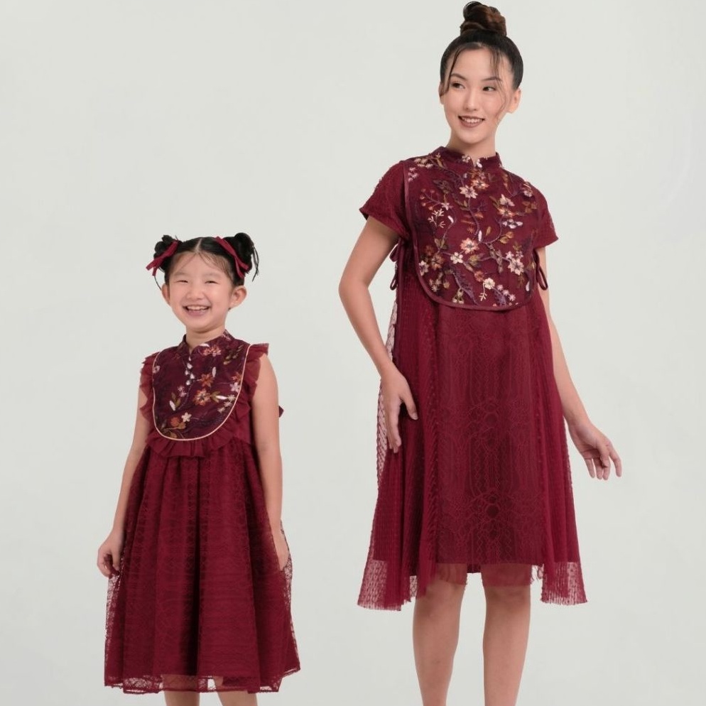 Modern ZIEL KIS  Saeri Dress  Cheongsam  Couple Mom  Girl