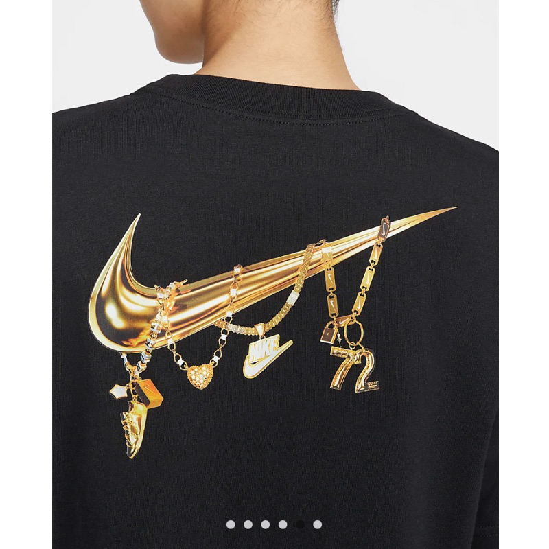 Kaos Nike Hitam Emas GOLD Premium 20s