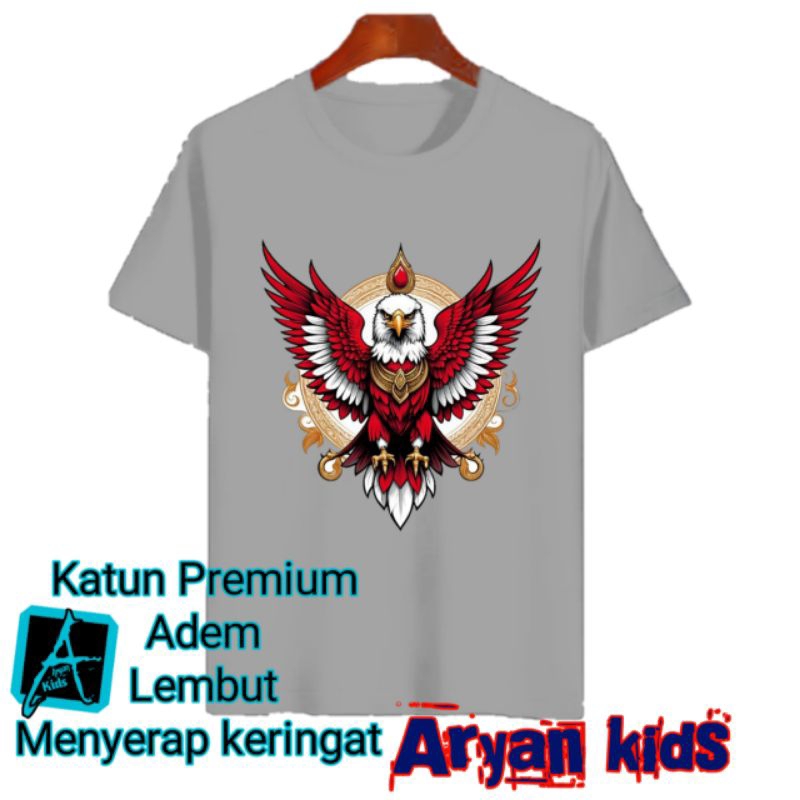 baju anak cowo bagus kaos anak gambar burung ELANG atasan anak burung garuda