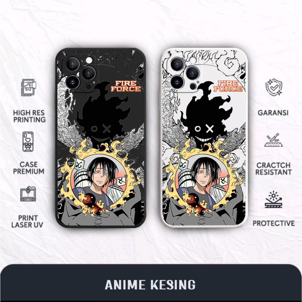 Case Benimaru Fire Force FF2 Oppo RENO4F RENO5 RENO5F RENO6 RENO7 RENO8 RENO8T REN010 RENO11F A71 A8