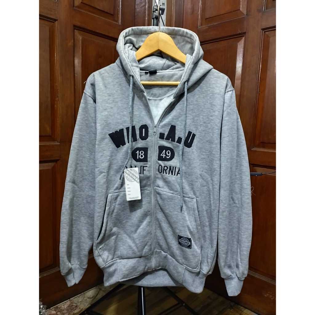 Jaket WHO A.U 1849 Jaket Casual Unisex WHO Hitam 2025