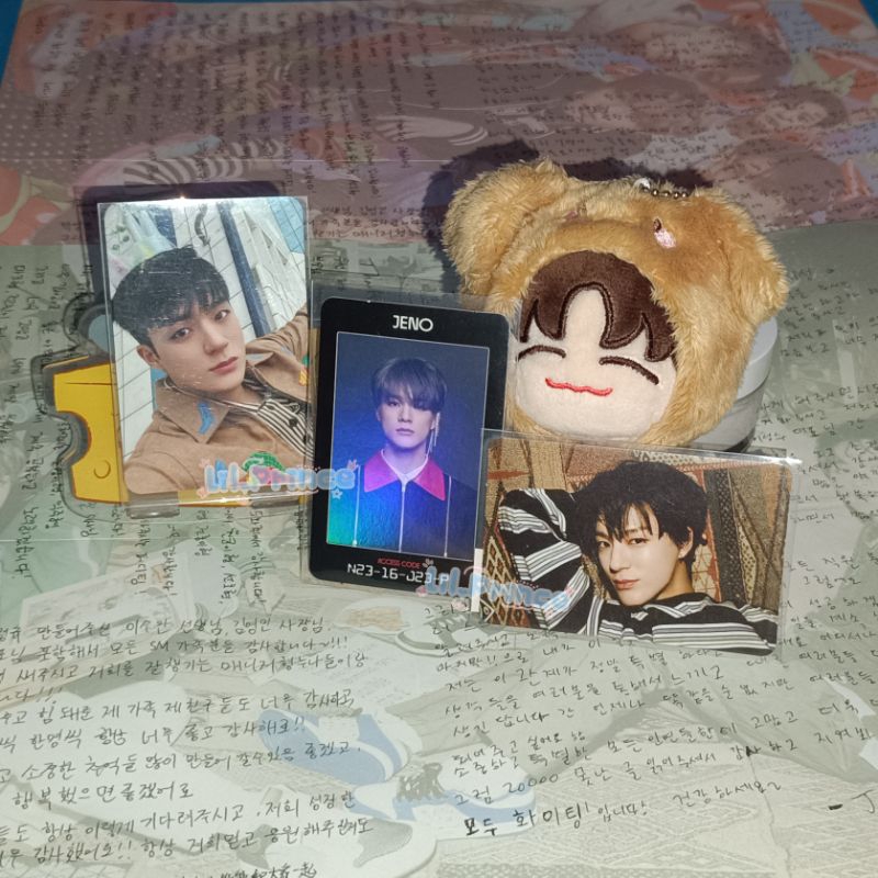 Photocard official Jeno Nct Dream moonlight yearbook yb hot sauce rebahan