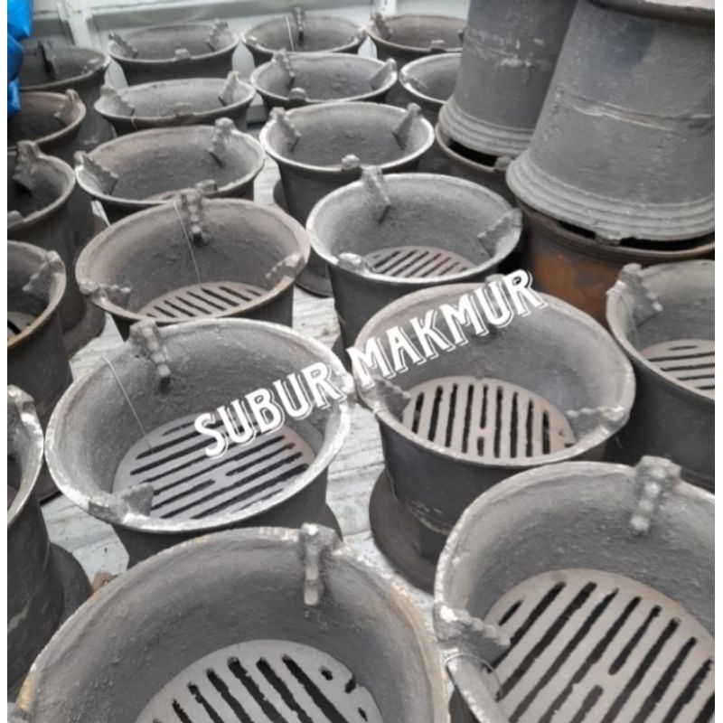 Anglo Besi cor / Kompor Besi cor / Panggangan Arang Kuat ,& Awet