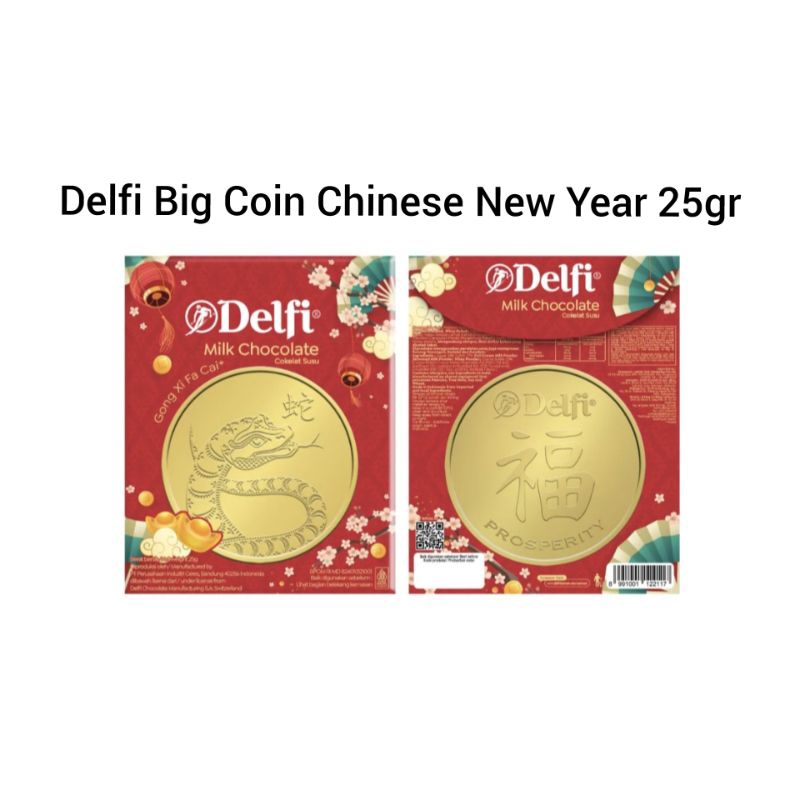 

Delfi Big Coin Chocolate Chinese New Year 25gr