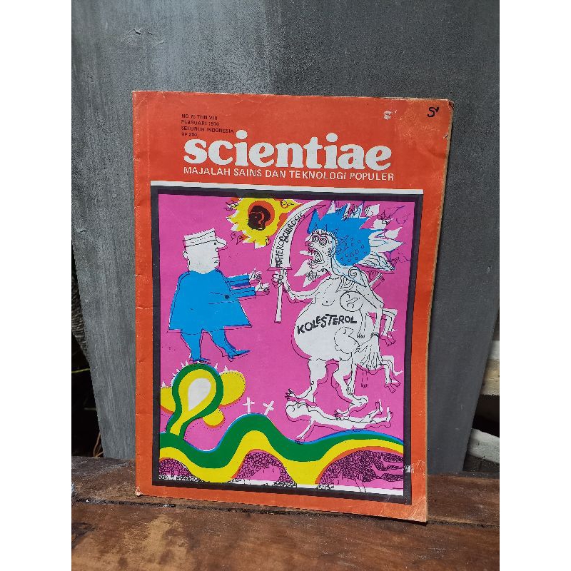 majalah scientiae, sains dan teknologi populer. tahun 1976