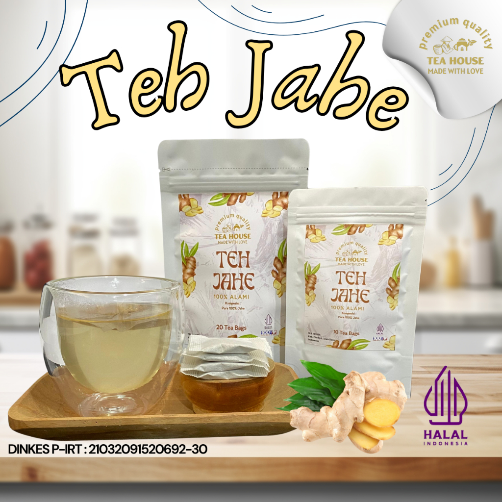 

Teh Jahe | Teh Celup Jahe | Ginger Tea Isi 10 & 20 Kantong Teh