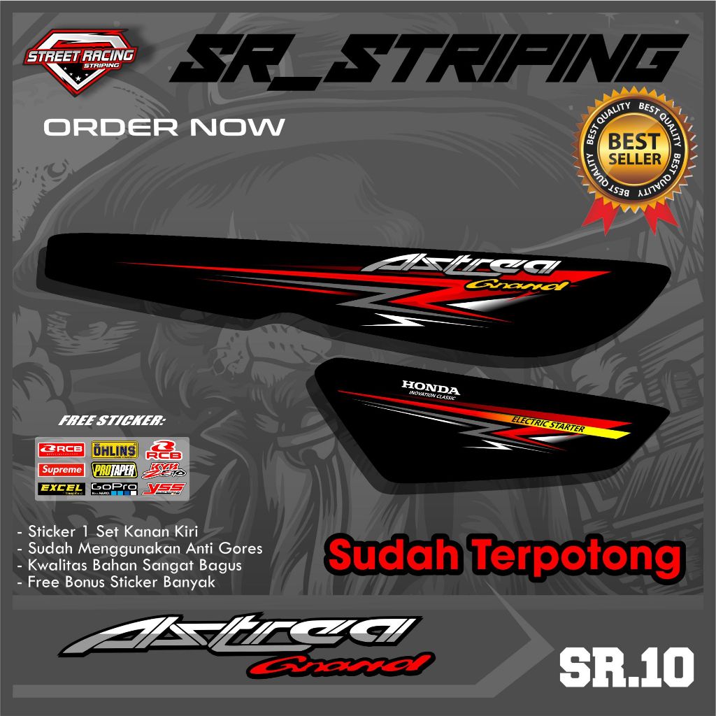 STRIPING ASTREA GRAND / STRIPING LEGENDA / STRIPING IMPRESSA / STIKER GRAND BULUS / CLASSIC SR.10