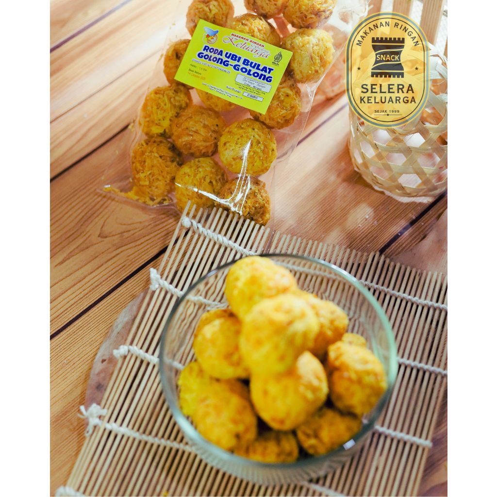 

RODA UBI GOLONG-GOLONG / KREMESAN / GRUBI KHAS SUMATERA BARAT - SNACK SELERA KELUARGA PEKANBARU