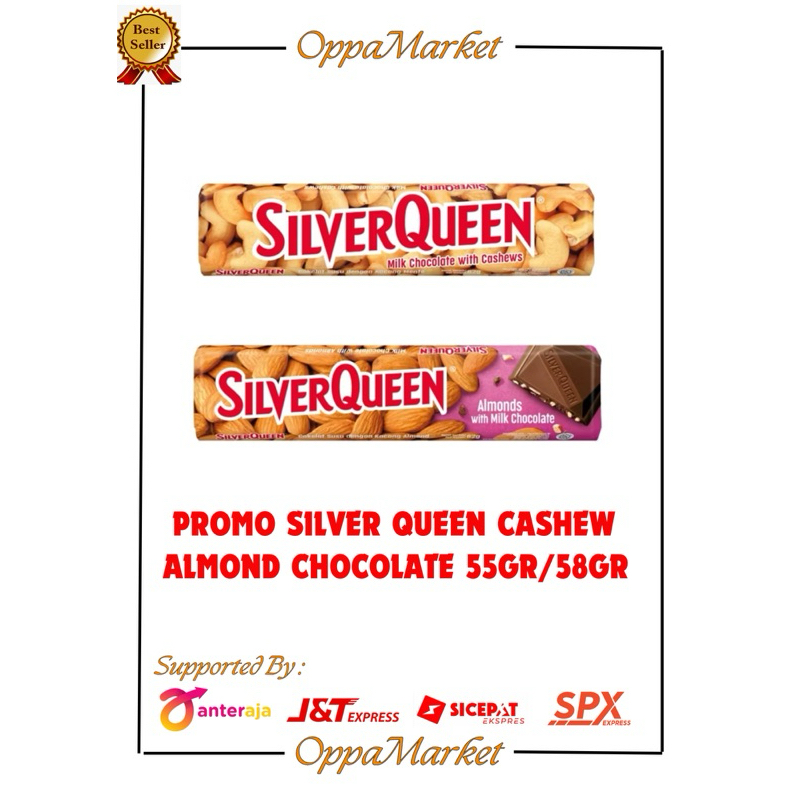 

SILVER QUEEN COKLAT CASHEW/ ALMOND CHOCOLATE 55/58GR