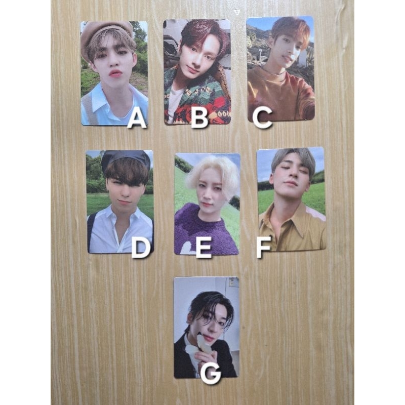 Photocard Official SEVENTEEN || Wonwoo, Mingyu, Scoup, DK, Jun, Jeonghan, Vernon