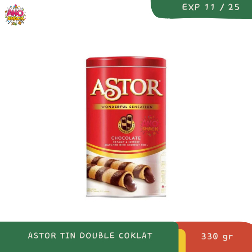 

ASTOR WAFER STICK DOUBLE COKLAT KALENG (330 GR)