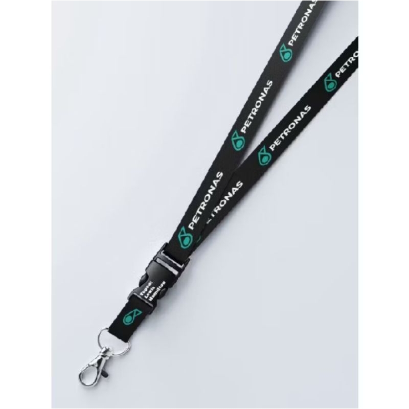 

Lanyard Oli Pelumas Petronas Mercedes F1 Dua Sisi Bisa Satuan Custom