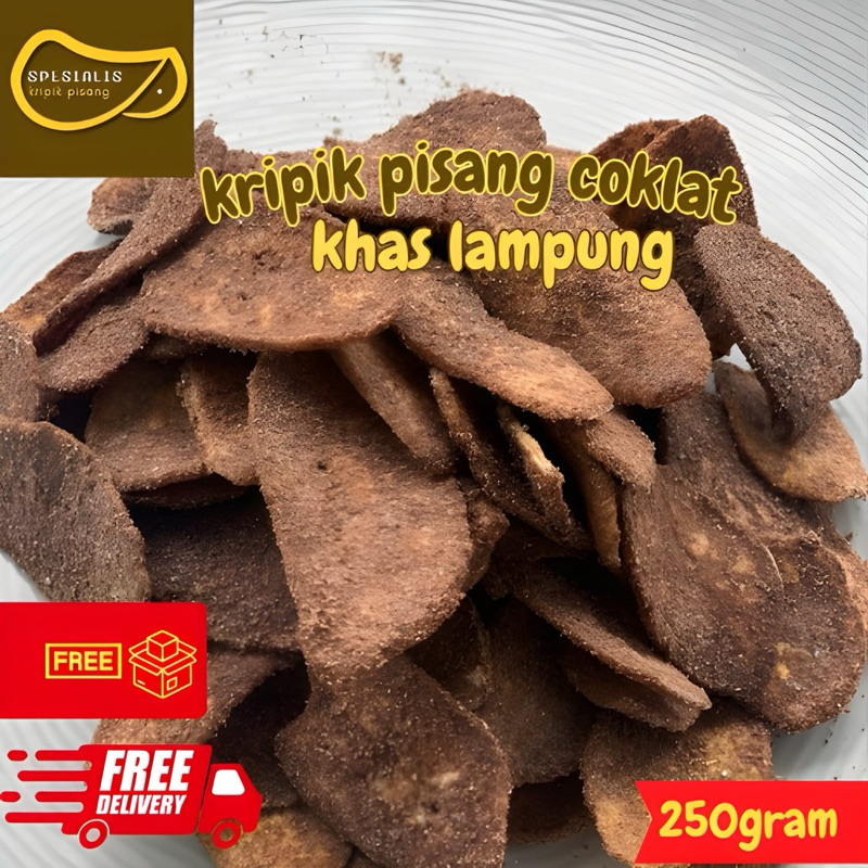 

KRIPIK PISANG COKLAT KHAS LAMPUNG,250gram KRIPIK PISANG COKLAT KHAS LAMPUNG