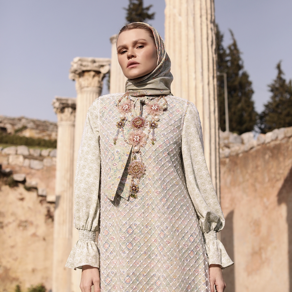 Mandjha Leonora Dress Ivan Gunawan - Busana Muslim Wanita Modest