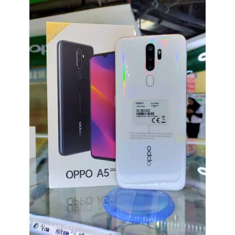 Oppo A5 2020 4/128~3/64 Fullset Second Ori