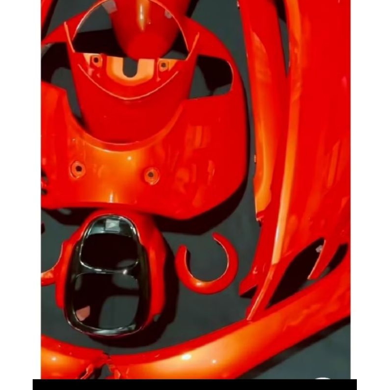 CAT ORANGE SANKIES METALIK PU CAT MOTOR MOBIL CAT ORANGE METALIC PU