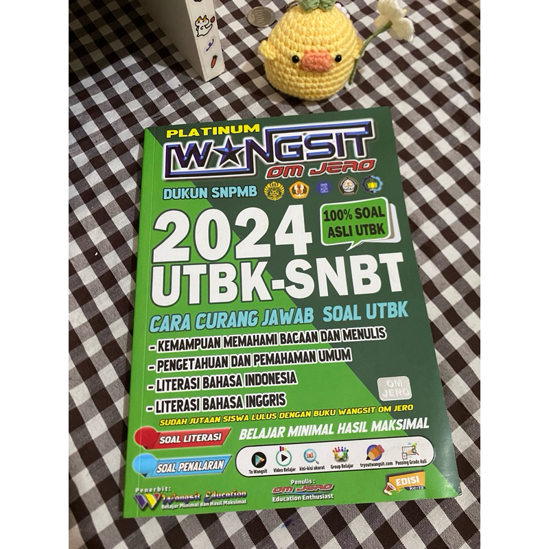 

preloved buku wangsit snbt om jero 2024