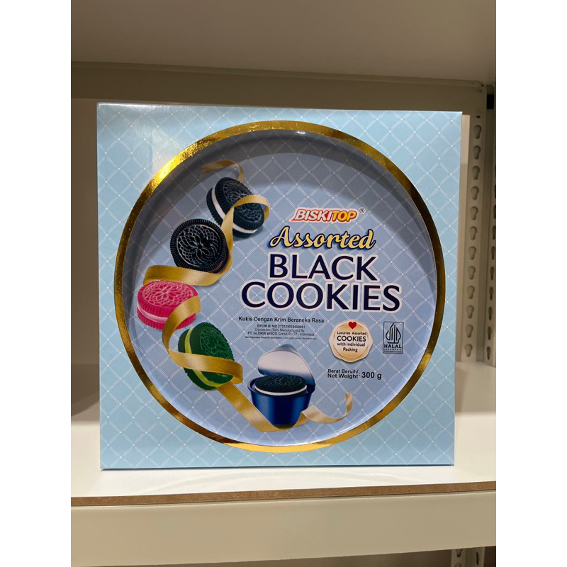 

BISKITOP ASSORTED BLACK COOKIES - 300gr