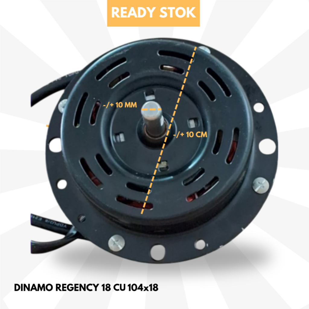Dinamo Kipas Angin Tornado Regency 18- 20 inch ( Tembaga )