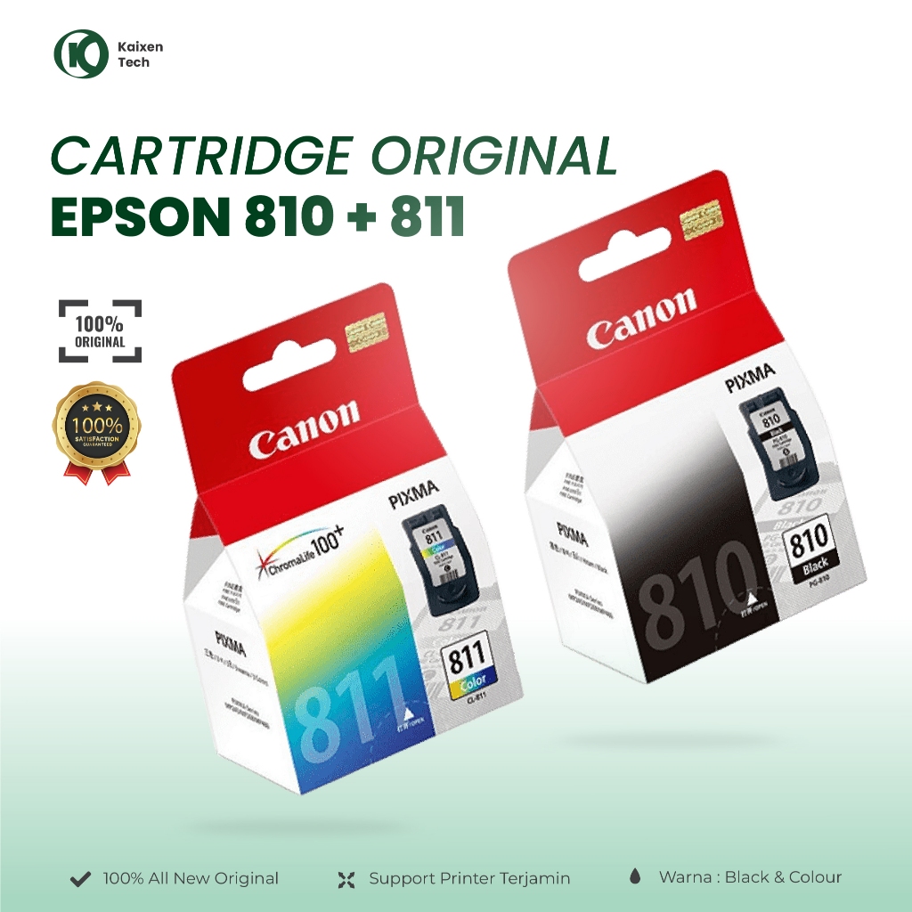 TINTA CATRIDGE CANON  PG810/811 Warna Hitam Original iP2770, iP2772