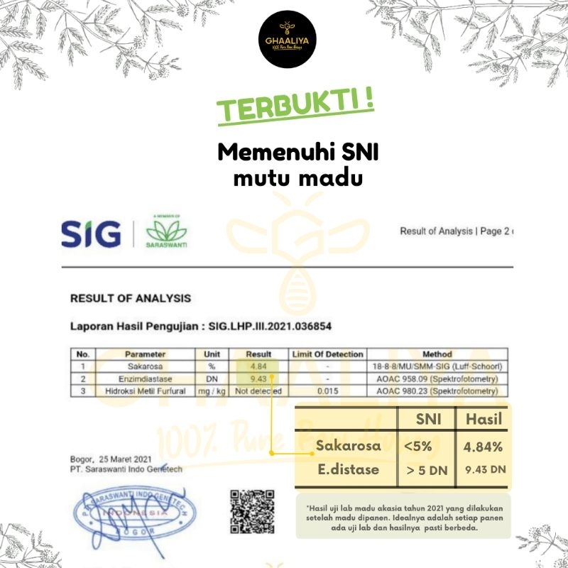 

Madu Murni Asli Nektar Akasia 1000gr