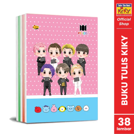 

TBMO ECER BUKU TULIS KIKY 38 LEMBAR POLOS / PCS KIKY Buku Tulis 38 Lembar
