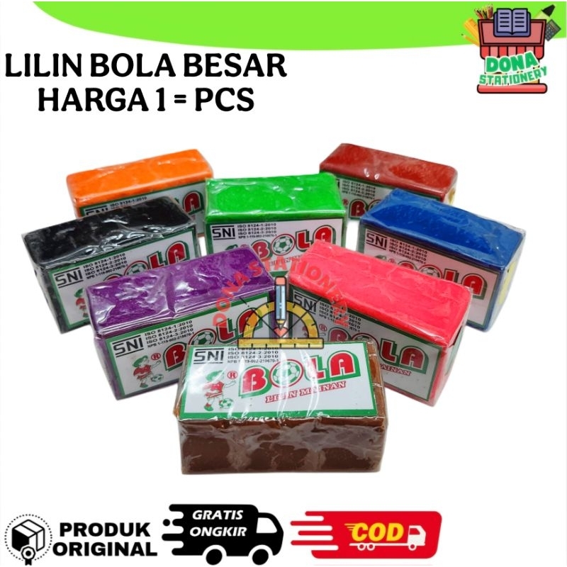 LILIN BOLA BESAR | PLASTISIN BESAR | LILIN ANAK | LILIN MAINAN BESAR