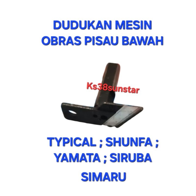 dudukan mesin obras typical yamata siruba 747/ 737/757